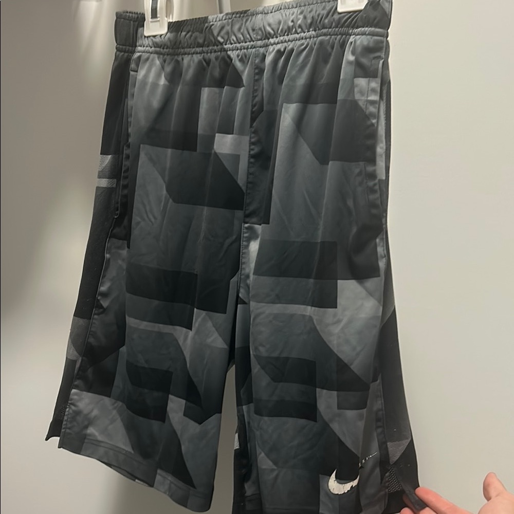 Nike Men's Black and Gray Dri-Fit Shorts Men’s (XL)